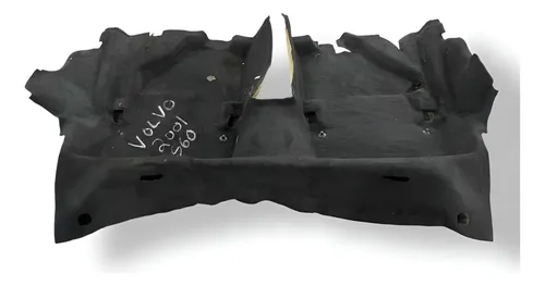 Carpete Porta Malas Volvo S60 2001 2002 2003 39977614 Preta