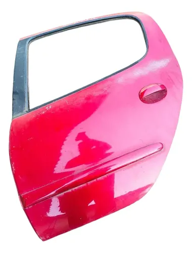 Porta Traseira Esquerda Peugeot 206 1.4 2001 2002 2003 2004 Traseira Esquerda Vermelho