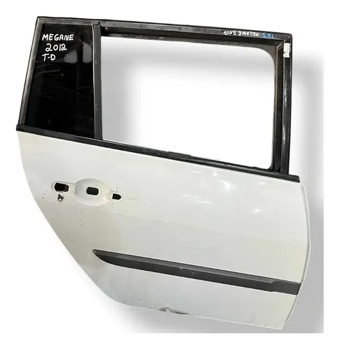 Porta Traseira Direita Renault Megane 2007 2008 2009 A 2012 Traseira Direito Branco
