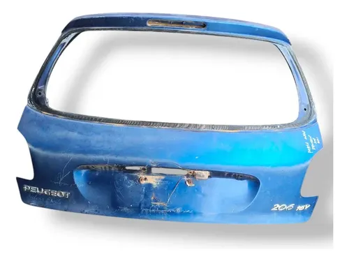 Tampa Traseira Porta Malas Peugeot 206 1999 2000 2001 2002 Azul-escuro