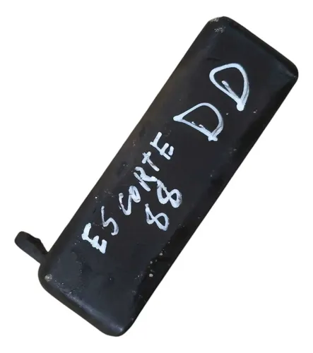Maçaneta Externa Dianteira Direita Ford Escort 1988 A 1994 Preto Dianteira