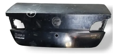 Tampa Traseira / Porta Malas Fiat Siena 2009 2010 Detalhes Preto