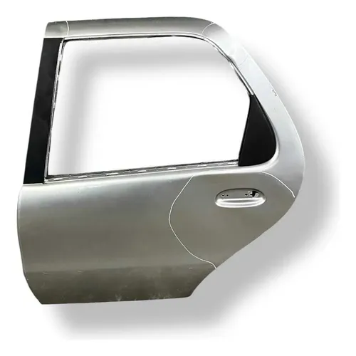Porta Traseira Esquerda Fiat Palio 2002 2003 2004 Detalhe Traseira Esquerdo Prateado