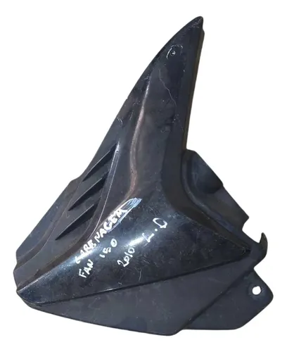 Carenagem Lateral Direita Honda 150 Fan 2009 2010 Detalhe Preto