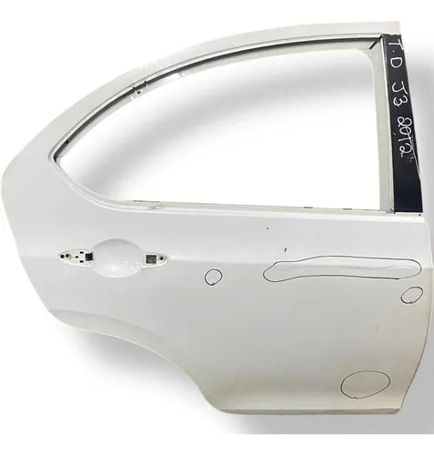 Porta Traseira Direita  Jac J3 2012 2013 2014 2015 Detalhe Traseira Direita Branco