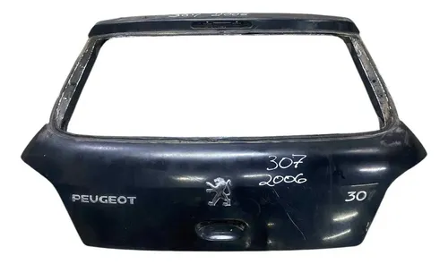 Tampa Traseira Porta Malas Peugeot 307 Sw 2.0 - 2006 2007 Preto