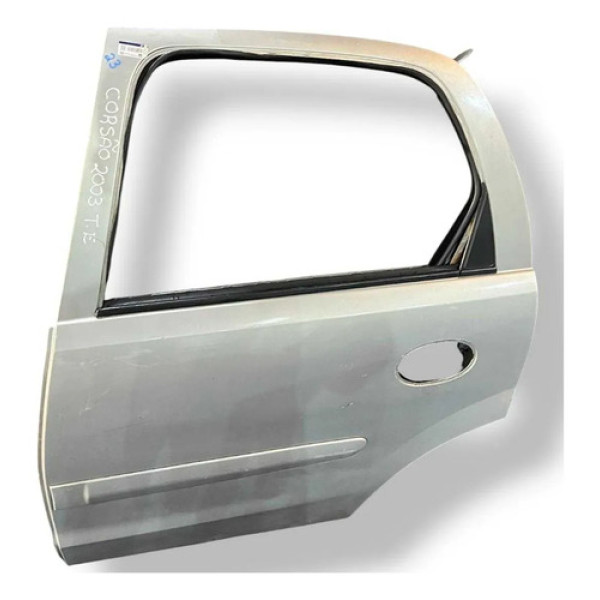 Porta Traseira Esquerda Chevrolet Corsa Maxx 2003 2004 2005 Traseira Esquerdo Prateado