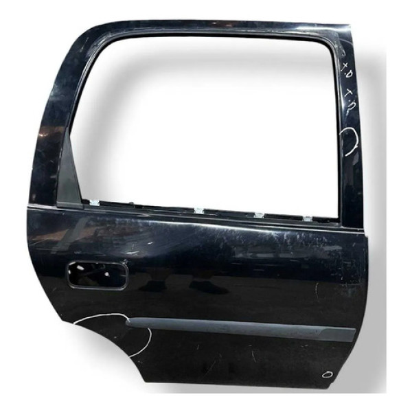 Porta Traseira Direita  Gm  Corsa 2006 2007 2008  Detalhe Traseira Direita Preto