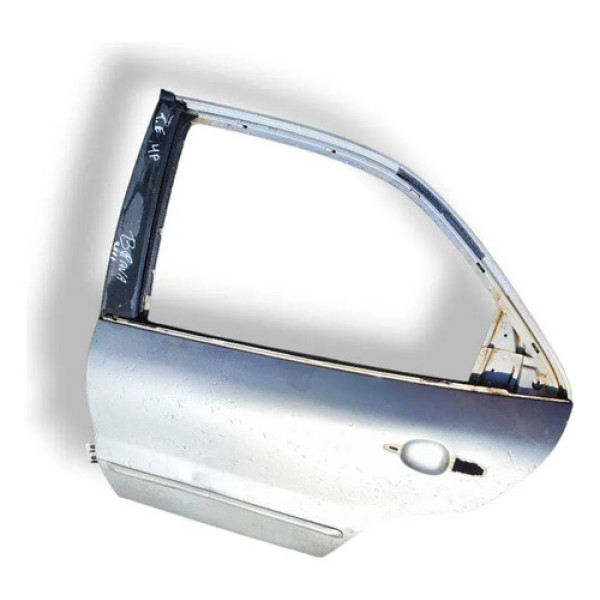 Porta Traseira Esquerda Fiat Brava 1999 2000 2001 2002 2003 Traseira Esquerda Prateado