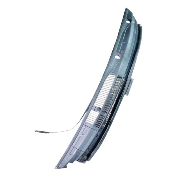 Moldura Grade Churrasqueira Fiat Idea 2012 2013 100186633 Prateado Brilhante
