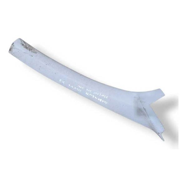 Moldura Coluna Dianteira Direita Peugeot 206 2001 9625053377 Branco