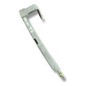 Canaleta Guia Vidro Traseiro Direito Chevrolet S10 2014 2015 Cinza-escuro