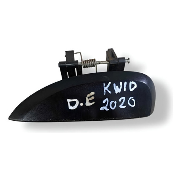 Maçaneta Externa Dianteira Lado Esquerdo  Kwid 1.0 2020  Preto Dianteira