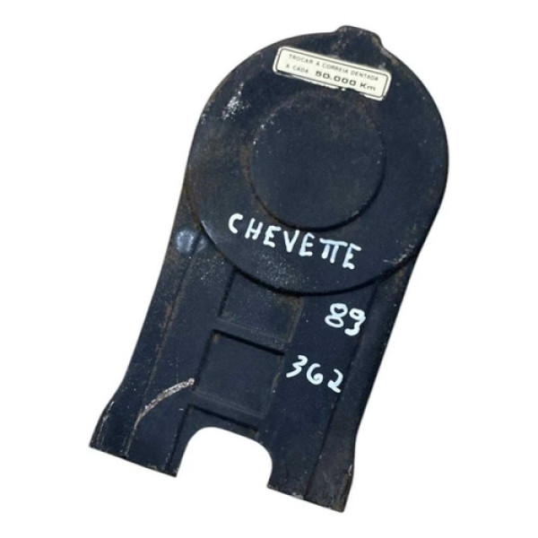 Capa Correia Dentada Gm Chevette Marajo Chevy 1.6 1983/1989 Preto
