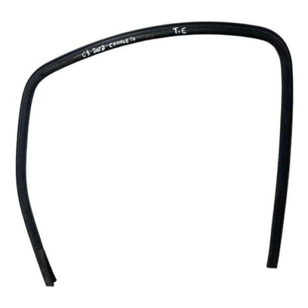Canaleta Vidro Traseira Esquerda Citroën C3 2003 A 2012 Preto
