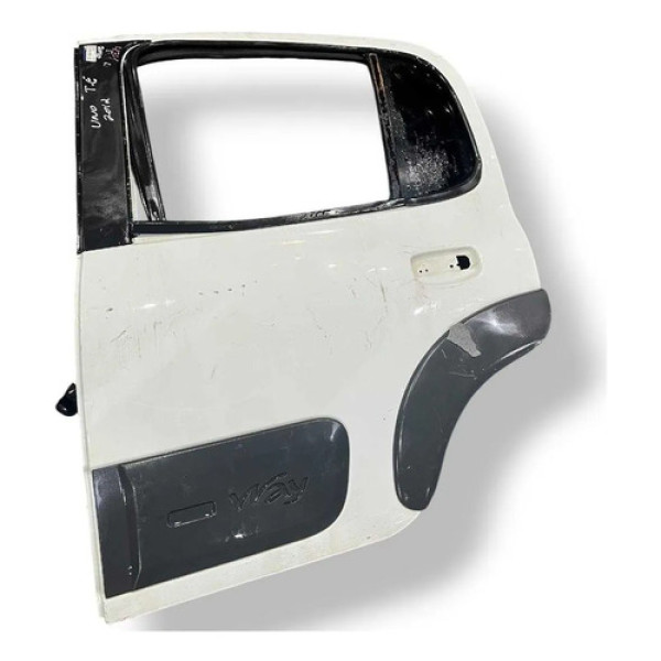 Porta Traseira Esquerda Fiat Uno 2011 2012 2013 2014 2015 Traseira Esquerdo Branco