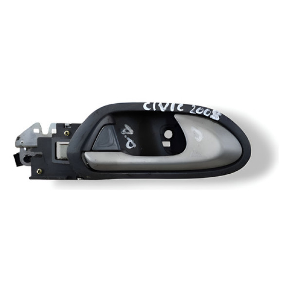 Maçaneta Interna Dianteira Direita Honda Civic 2008 2009 Preto Dianteira