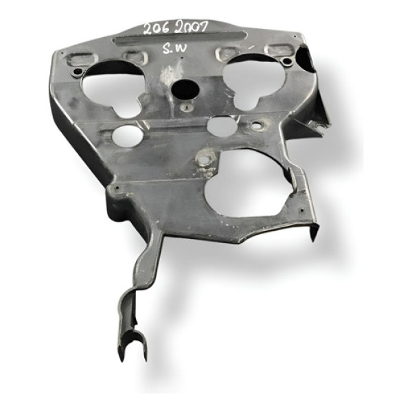 Capa Proteção Correia Dentada Peugeot 206 Sw 2007 9654623580 Cinza/metálico