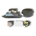 Kit Air Bag Chevrolet Tracker 2008 2009 2010 - Original Preto