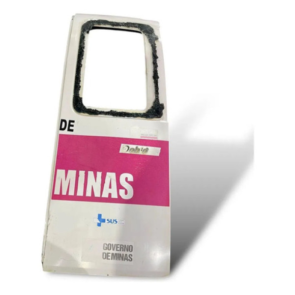 Porta Tampa Traseira Lado Direito Fiat Doblo 2008 Detalhe Branco