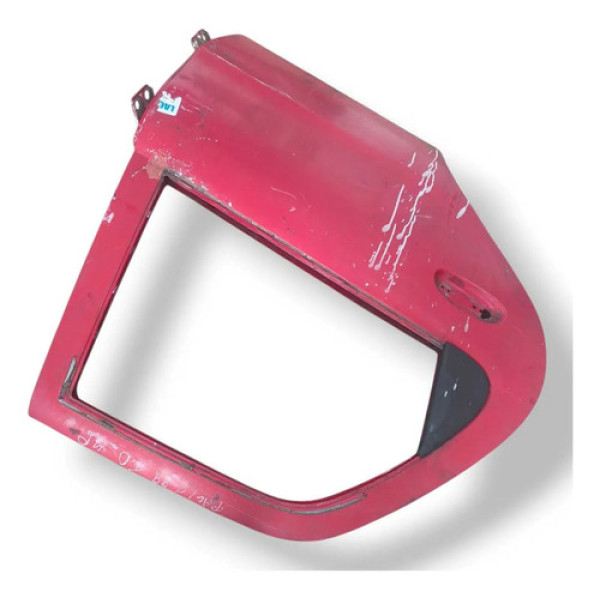Porta Traseira Direita Fiat Palio 1998 A 2000 - 4 Portas Traseira Esquerdo Vermelho