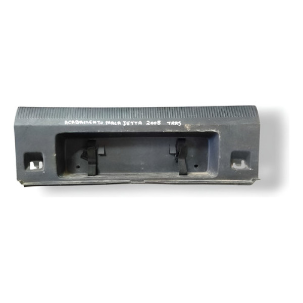 Acabamento Soleira Porta Malas Vw Jetta 2008 2009 1k5863485 Preto