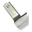 Canaleta Guia Vidro Dianteiro Esquerdo Gm S10 2014 52016262 Verde-escuro