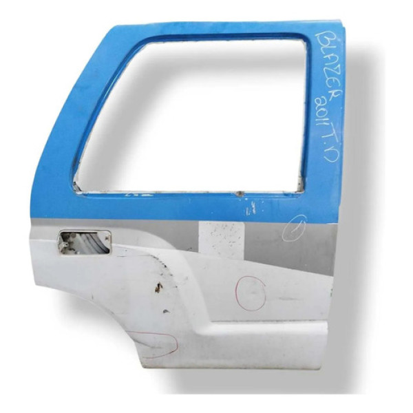 Porta Traseira Direita  Chevrolet Blazer 2010 2011 Detalhe Traseira Esquerdo Branco