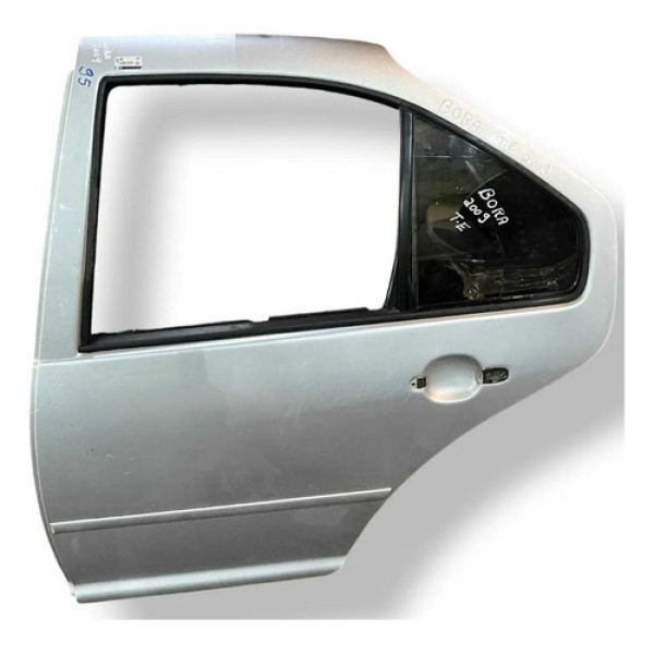 Porta Traseira Esquerda Volkswagen Bora 2007 2008 A 2011 Traseira Esquerdo Prateado