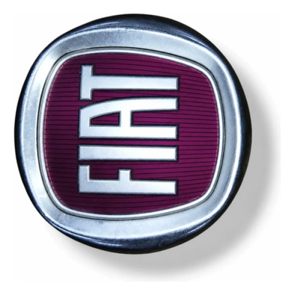 Emblema Logo Tampa Traseira Fiat Uno 2019 2020 2021 Vermelho