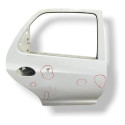 Porta Traseira Direita Chevrolet Celta 2001 2002 2003 Detalh Traseira Direita Prateado