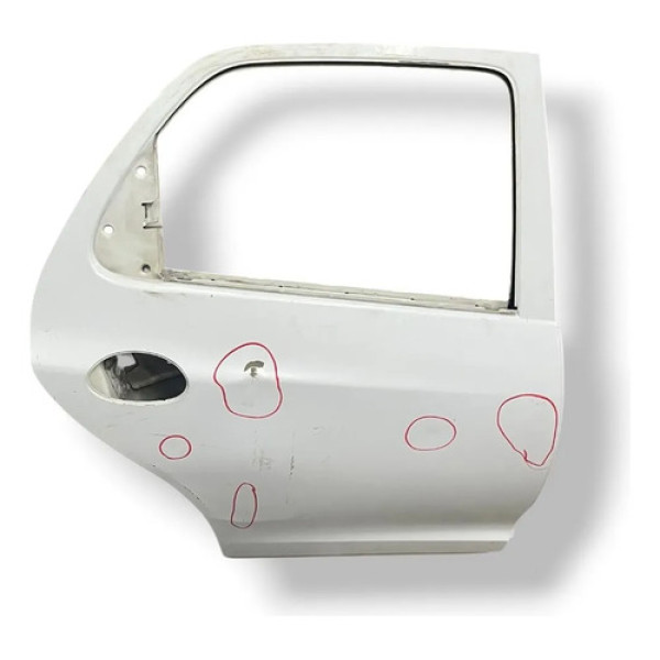 Porta Traseira Direita Chevrolet Celta 2001 2002 2003 Detalh Traseira Direita Prateado