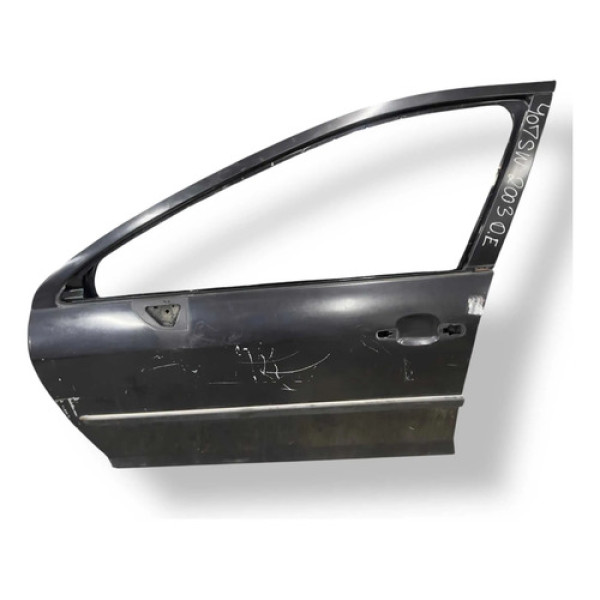 Porta Dianteira Esquerda Peugeot 407 Sw 3.0 - 2006 2007 2008 Dianteira Esquerdo Preto