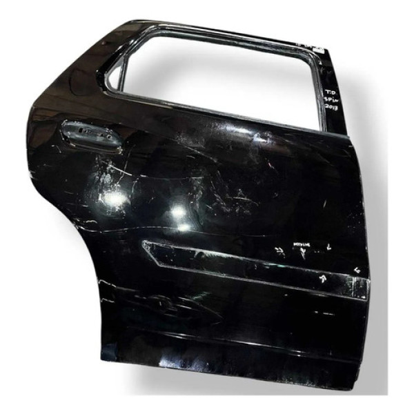 Porta Traseira Direita Chevrolet Spin 2013 2014 2015 Detalhe Traseira Direito Preto