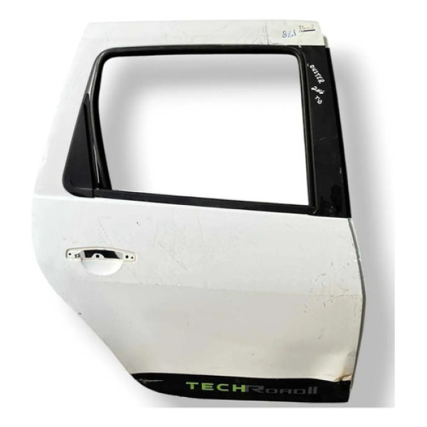 Porta Traseira Direita Renault Duster 2013 A 2016 C/detalhe Traseira Direito Branco