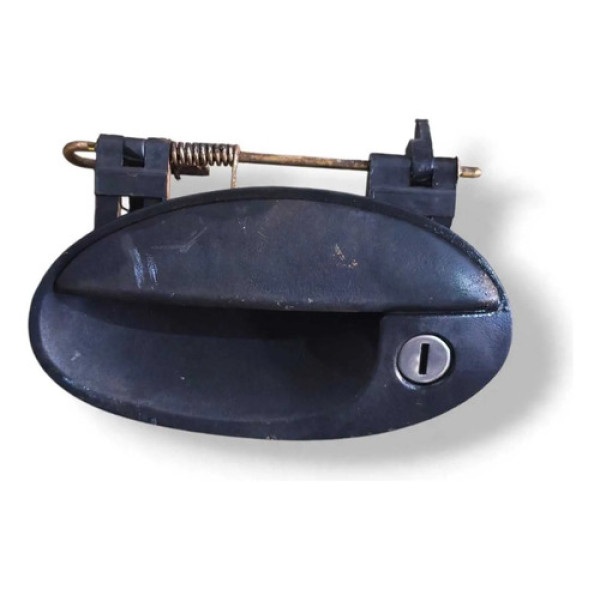 Maçaneta Externa Dianteira Esquerda Gm Celta 2002 93260871 Preto Dianteira