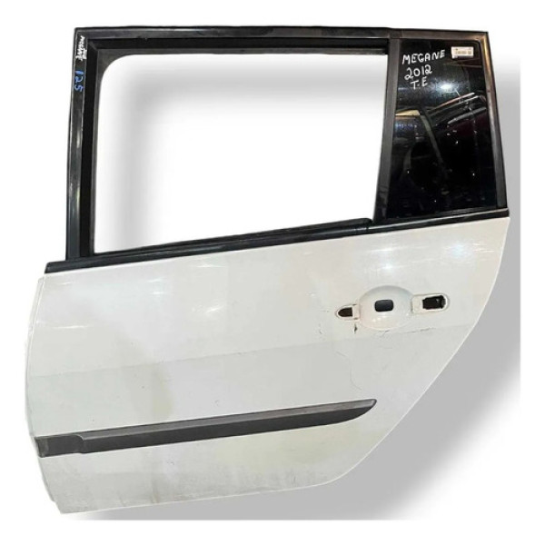 Porta Traseira Esquerda Renault Megane 2008 2009 2010 A 2012 Traseira Esquerdo Branco