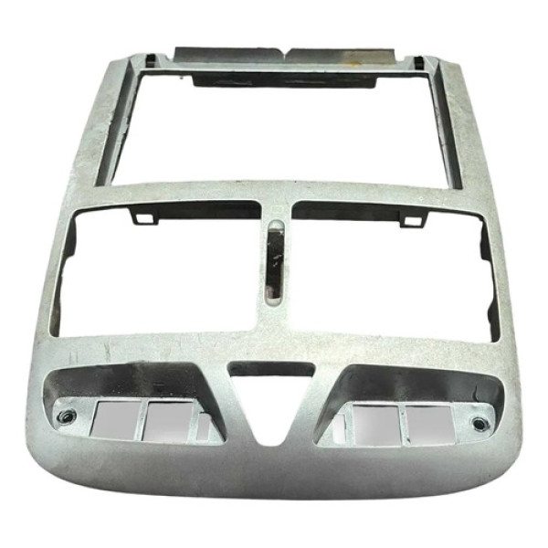 Moldura Painel Central Peugeot 307 2.0 2004 2005 9634505077 Prateado