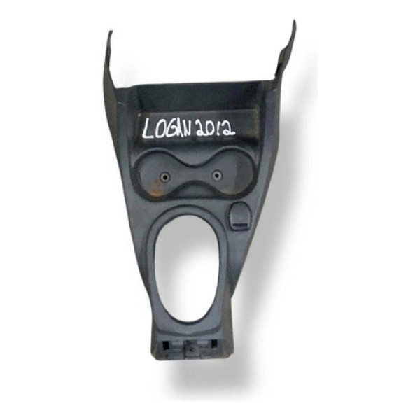 Moldura Console Porta Copos Renault Logan 2012 8200673684 Prateado