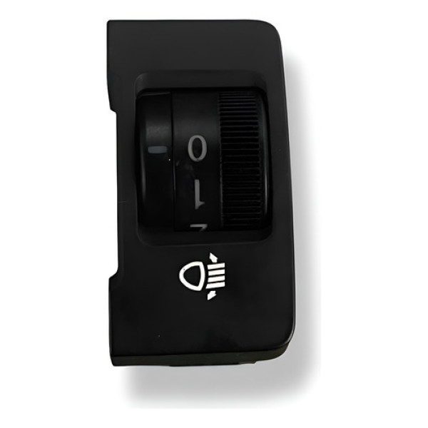 Botão Interruptor Regulagem Farol Jac  T8 2013 2014 2015 Prateado