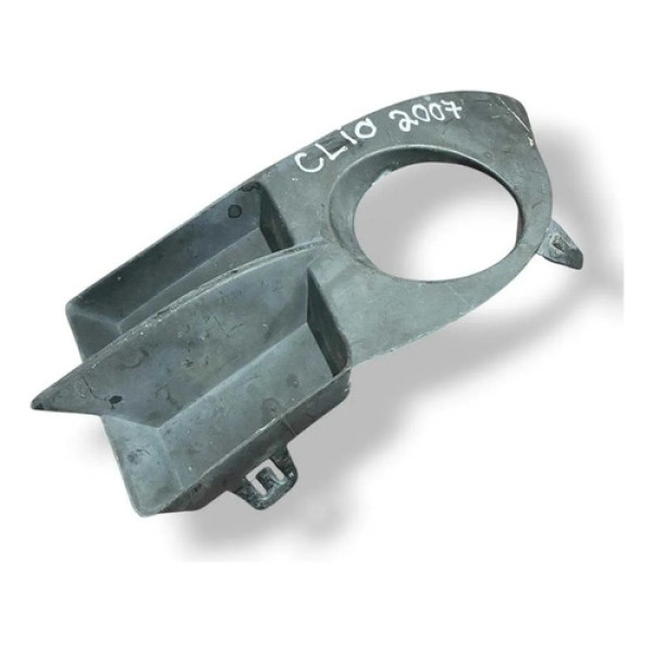 Moldura Farol Milha Esquerdo Renault Clio 2007 8200445997 Preto Esquerdo