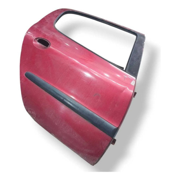Porta Traseira Direita Peugeot 206 1.0 2000 2001 2002 2003 Traseira Esquerdo Vermelho