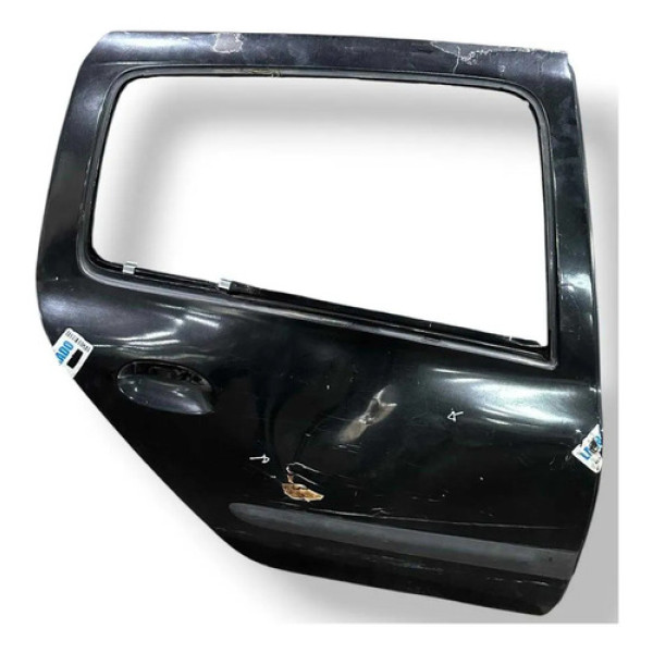 Porta Traseira Direita Renault Clio Sedan 2005 Detalhe Traseira Direita Preto