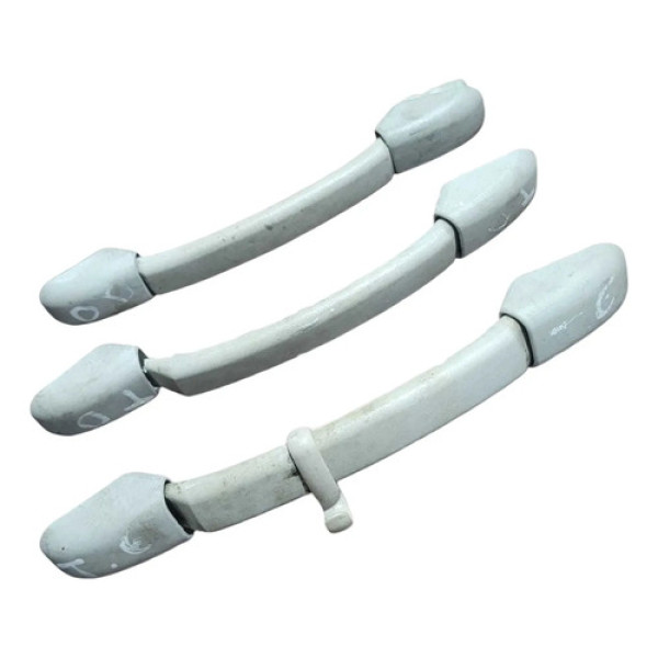 Kit Jogo Alça Teto Puxador Citroën Xsara Picasso 2007 2008 Branco