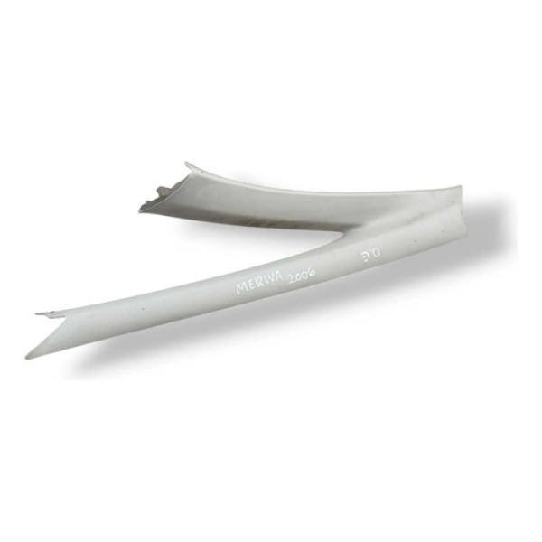 Moldura Coluna Parabrisa Esquerda Meriva 2006 93392470 Branco