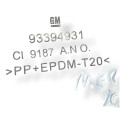 Moldura Superior Coluna Painel Gm Meriva 2007/2008 93394931