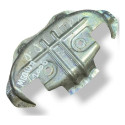 Suporte Maçaneta Externa Dianteira Direita Meriva 2008 2009 Prateado Dianteira