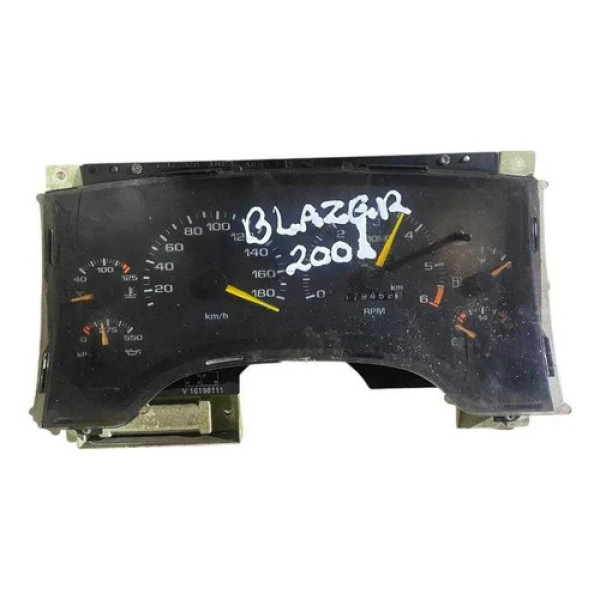 Painel Instrumentos Chevrolet Blazer 4.3 V6 1997/01 16198111 Água
