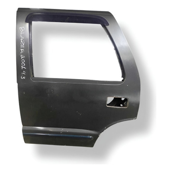 Porta Traseira Esquerda Blazer 2001 2002 2003 2004 2005 Traseira Esquerdo Preto