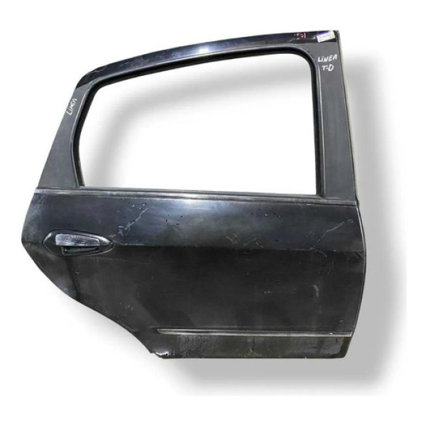Porta Traseira Direita  Fiat Linea 2010 2011 2012 Detalhe Traseira Direita Preto